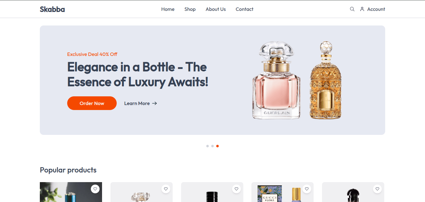 E-commerce Website​